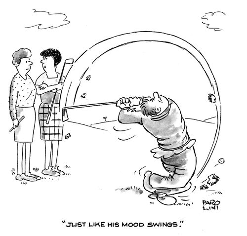 'Just like his mood swings.'