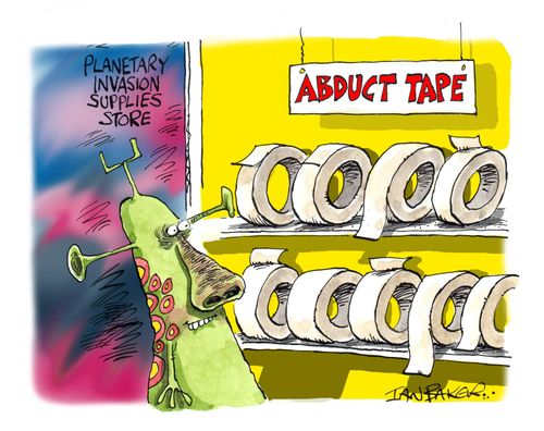 Planetary Invasion Supplies Store - Abduct Tape.