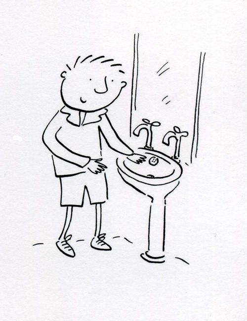 Now wash your hands.