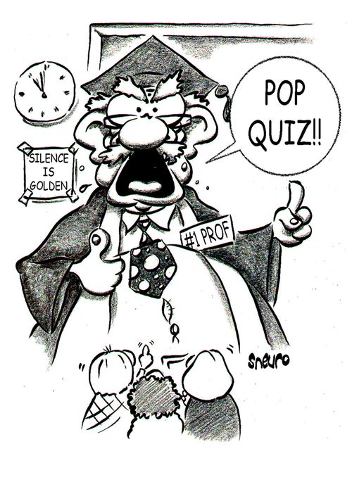 Pop quiz!