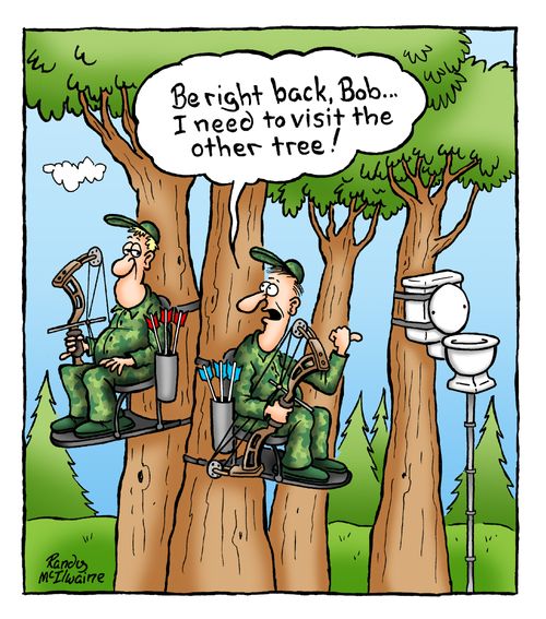 'Be right back, Bob... I need to visit the other tree!'