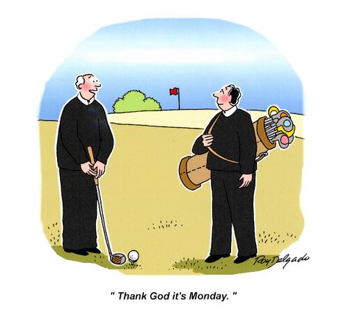 'Thank God its Monday!'