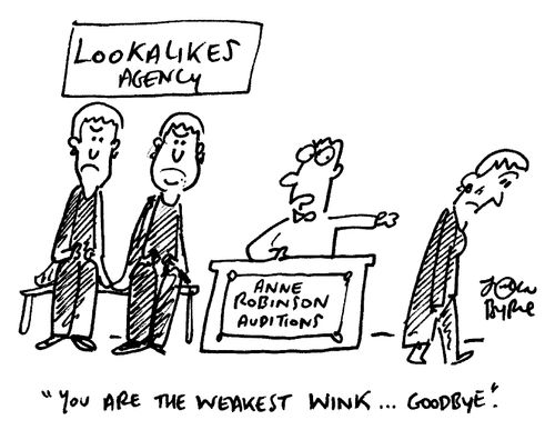 "You are the weakest wink...goodbye."