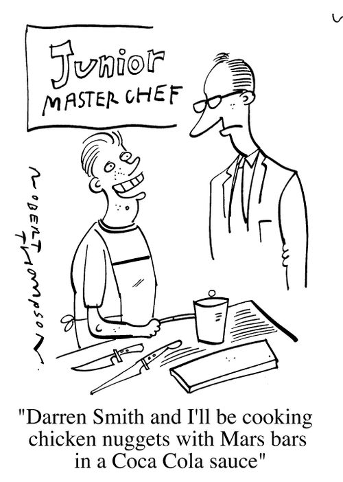 Junior Masterchef - "Darren Smith and I'll be cooking chicken nuggets with Mars bars in a CocaCola sauce"
