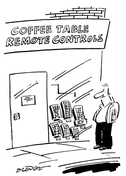 Coffee Table Remote Controls