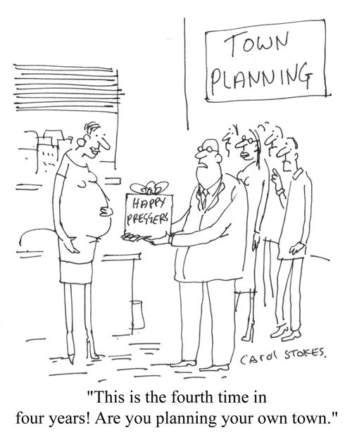 'This is the fourth time in four years! Are you planning your own town!'