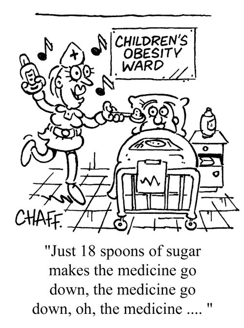 'Just 18 spoons of sugar makes the medicine go down...'