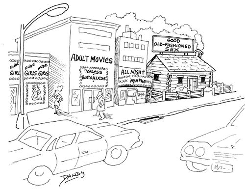 Good old-fashioned sex shop.