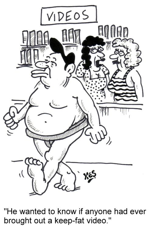 'He wanted to know if anyone had ever brought out a keep-fat video.'