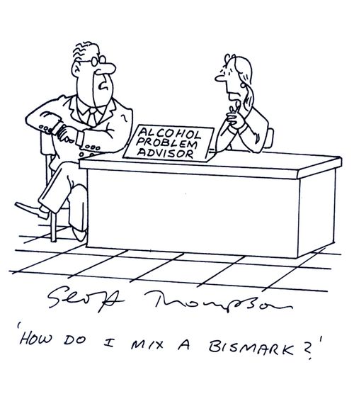 Alcohol Problem Advisor - 'How do I mix a Bismark?'