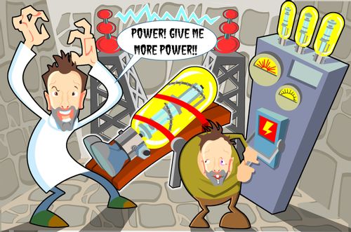 'Power!  Give me more power!'