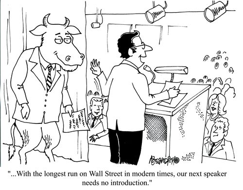 'With the longest run on Wall Street in modern times, our next speaker needs no introduction.'