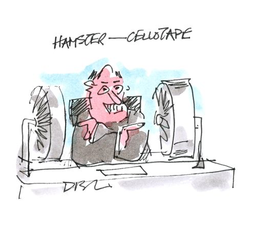 Hamster Cello tape.