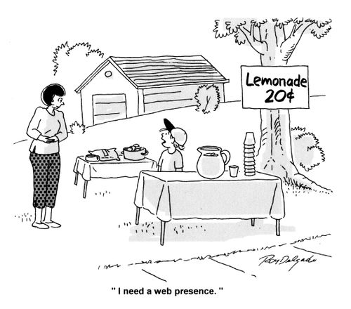 'I need a web presence.'