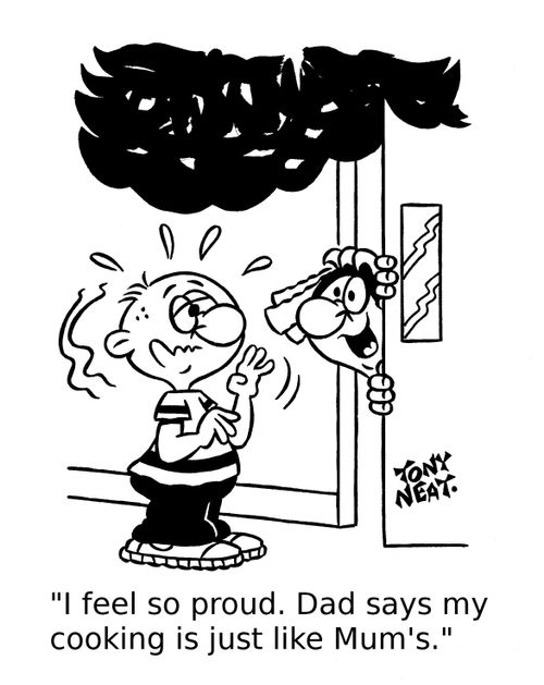 'I feel so proud. Dad says my cooking is just like Mum's.'
