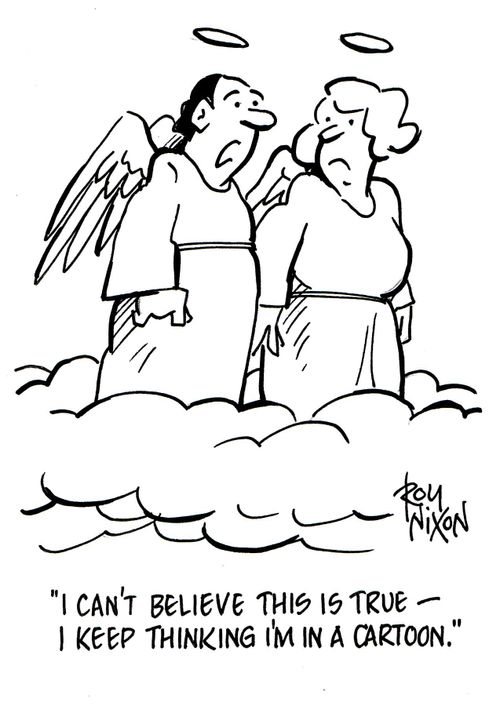 'I can't believe this is true - I keep thinking I'm in a cartoon.'