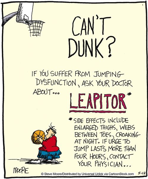 Can't dunk?