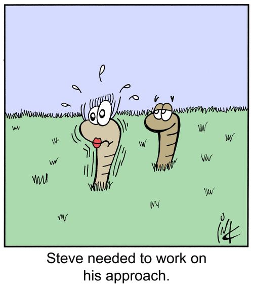 Steve needed to work on his approach.