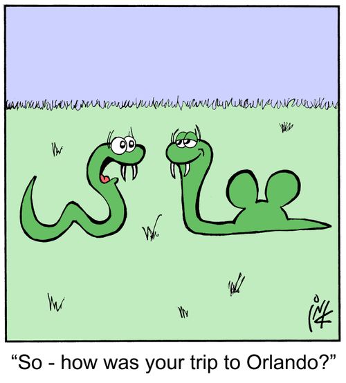 'So - how was your trip to Orlando?'