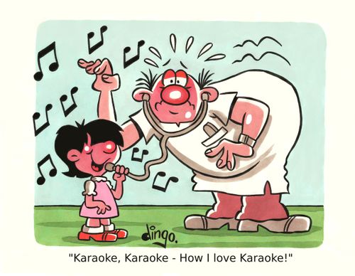 'Karaoke, Karaoke - How I love Karaoke!'