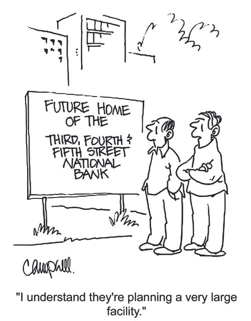 'I understand they're planning a very large facility.'