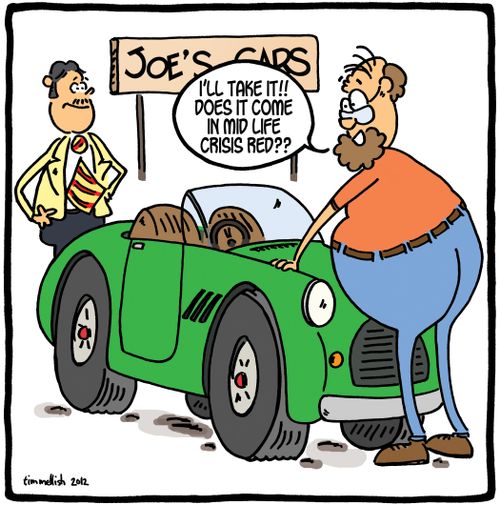 'I'll take it!!! Does it come in mid life crisis red?'