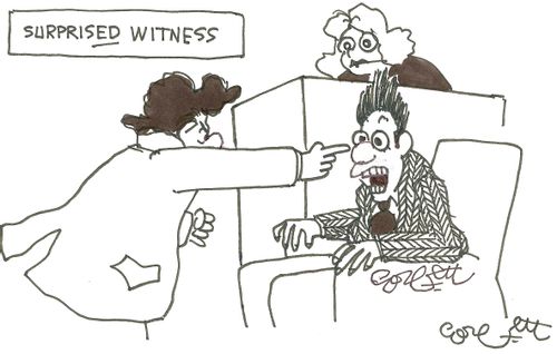 Surprised witness