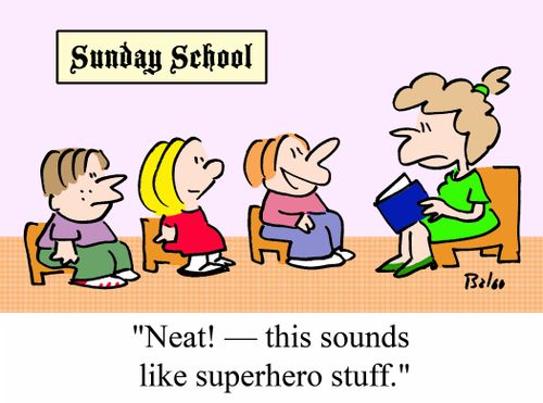 'Neat! - This sounds like superhero stuff!'