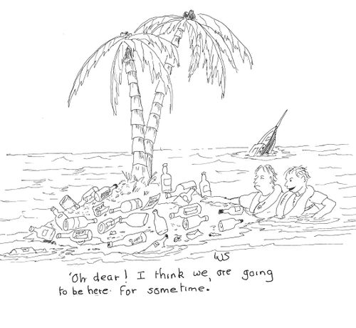 'Oh dear! I think we are going to be here for some time.'