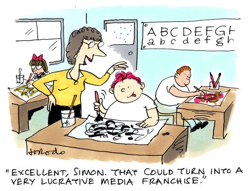 'Excellent, Simon. That could turn into a very lucrative media franchise.'
