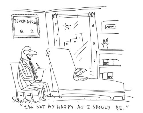 'I'm not as happy as I should be.'