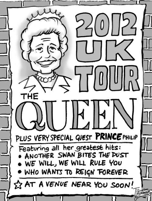 Diamond Jubilee UK tour poster.