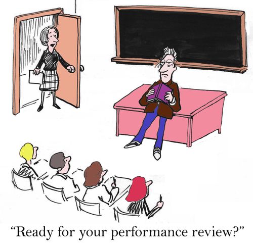 'Ready for your performance review?'