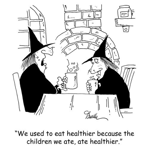 'We used to eat healthier because the children we ate, ate healthier.'