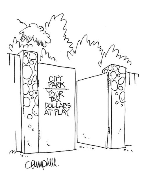 City Park - your tax dollars at play.