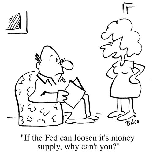 If the Fed can loosen it's money supply, why can't you?