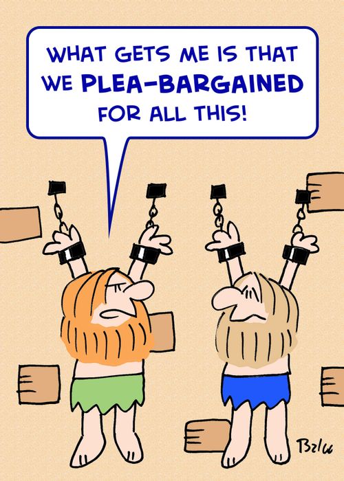 'What gets me is that we plea-bargained for all this!'