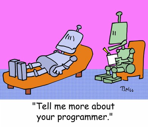'Tell me more about your programmer.'