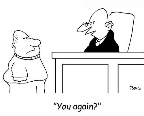 'YOU again?'