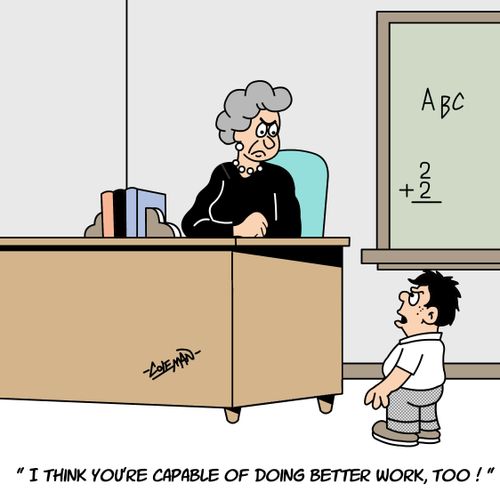 I think you're capable of doing better work, too!