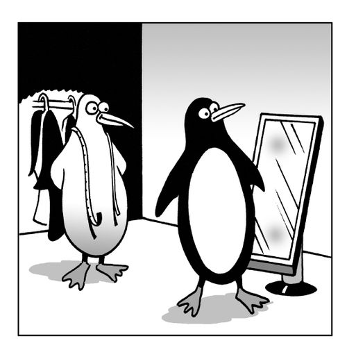 The penguin suit.