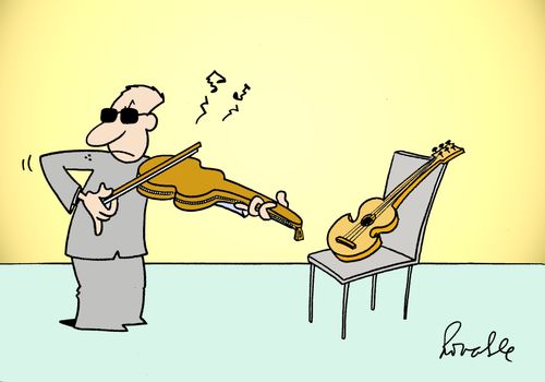 Blind violiner