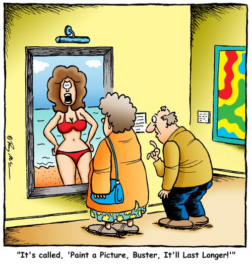It's called, 'Paint a Picture, Buster, It'll Last Longer!'