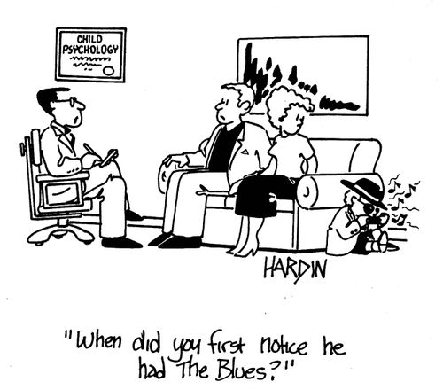 'When did you first notice he had the Blues?'