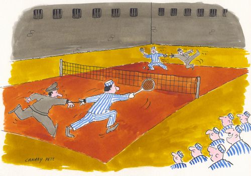 Tennis in jail
