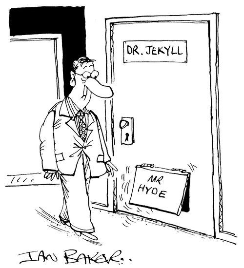 Dr Jekyll and Mr Hyde's door
