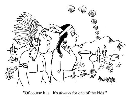 'of course it is. It's always for one of the kids.'