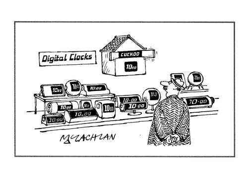 Digital clocks (includes digital cuckoo clock).