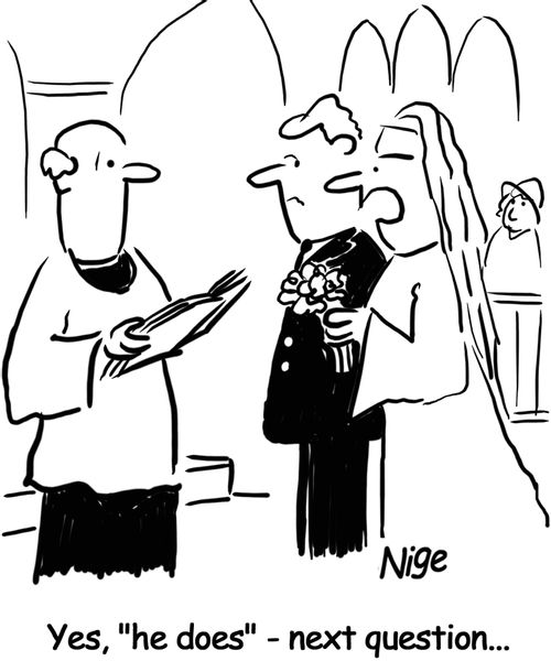 'Yes, he does - next question...'