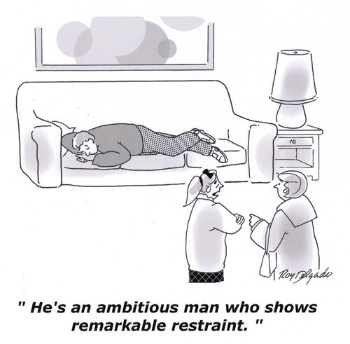 'He's an ambitious man who shows remarkable restraint.'